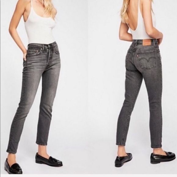 levi's 501 skinny black coast